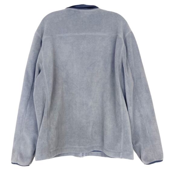 Greg Norman for Tasso Elba Gray Full Zip Fleece Jacket Sz M - Picture 6 of 8